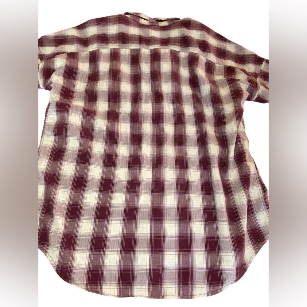 North Face Plaid Top Women’s L Hiking Gorpcore Outdoor Camping Outside Work - Picture 3 of 8
